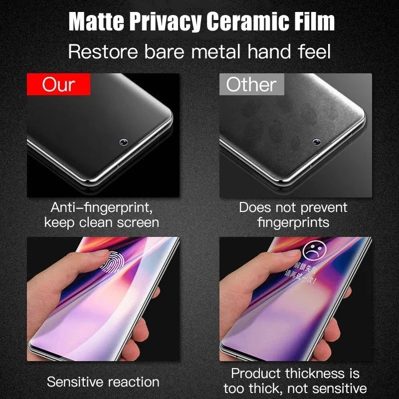 CeramiGuard | Premium Matte Privacy Screen Protector for Samsung Devices 3
