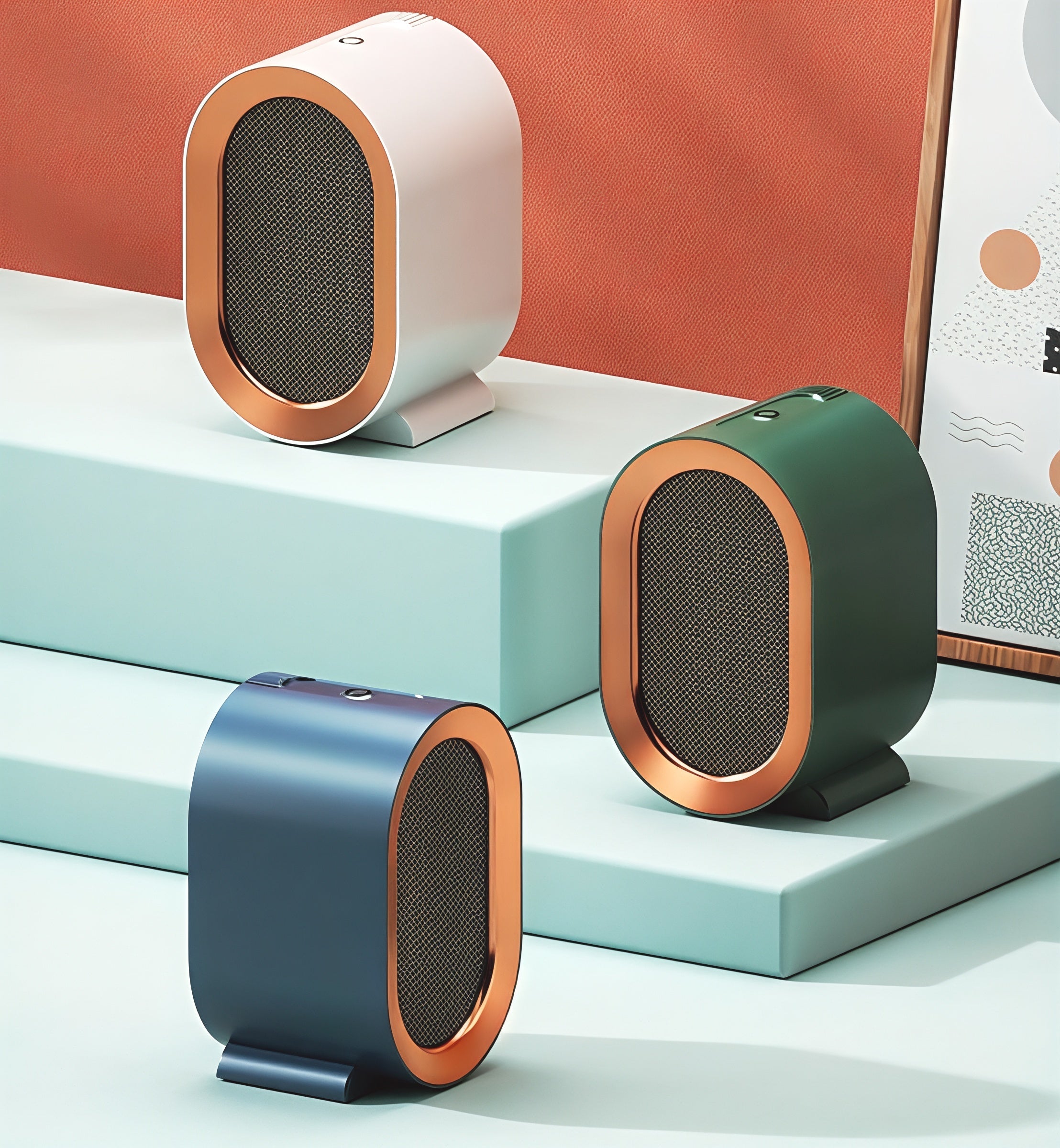 CeramiHeat | Compact Efficient Portable Electric Space Heater for Quick Warmth 3