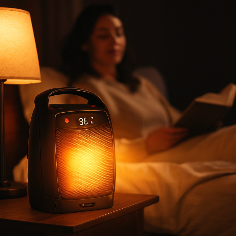 CeramiHeat | Efficient Portable Electric Ceramic Space Heater with Remote Control 3
