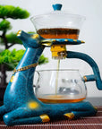 CeramiTea | Premium Ceramic Animal Design Teapot Set for Home and Gifting 0