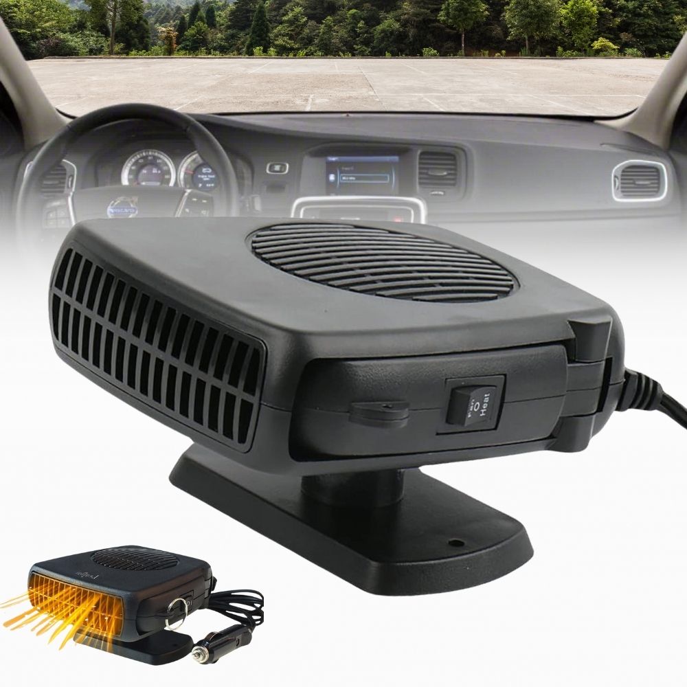 CeramixHeat | Compact Efficient 12V Portable Car Heater with Thermostat 0