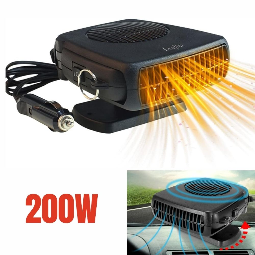 CeramixHeat | Compact Efficient 12V Portable Car Heater with Thermostat 2