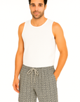Kai | Statement Print Shorts with Adjustable Waistband