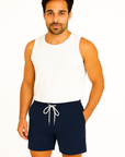 Matteo | Men’s Wide-Leg Casual Shorts with Drawstring Waist