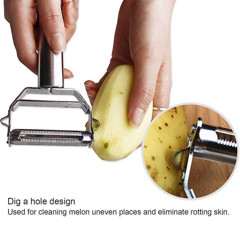 ChefPro | Multi-Functional Stainless Steel Vegetable Slicer &amp; Julienne Cutter 6