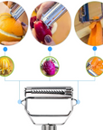 ChefPro | Multi-Functional Stainless Steel Vegetable Slicer & Julienne Cutter 8