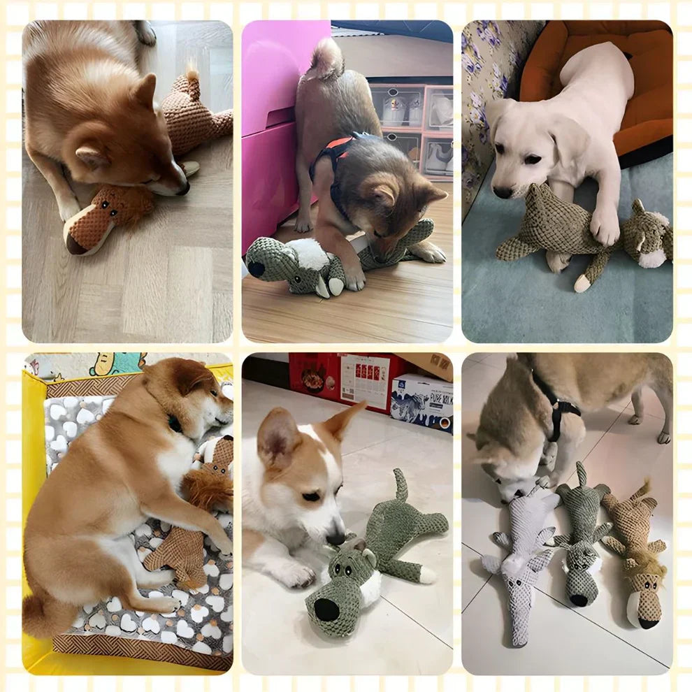 ChewBuddy | Durable Plush Dog Toy with Built-In Squeaker for Fun Play 3