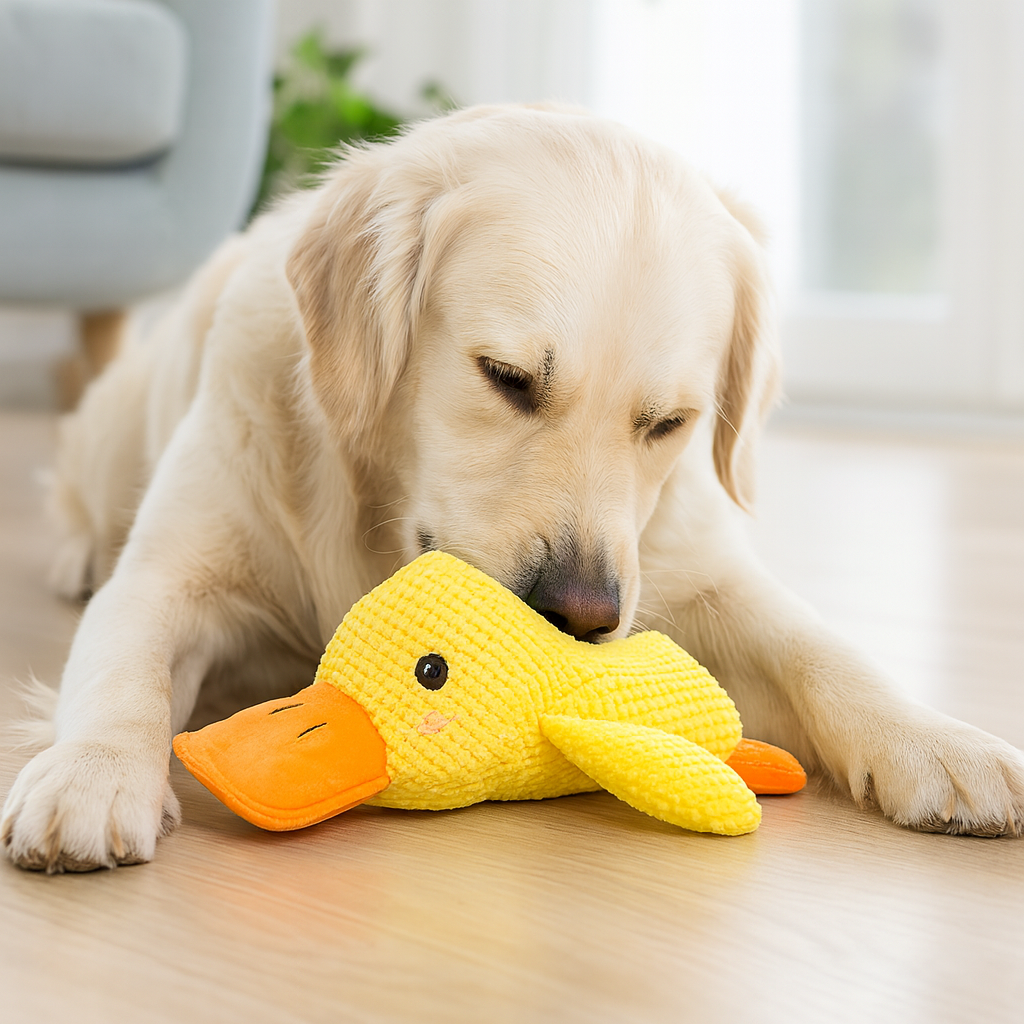 ChewNest | Plush Duck Toy for Dogs – Soft, Squeaky & Durable 0