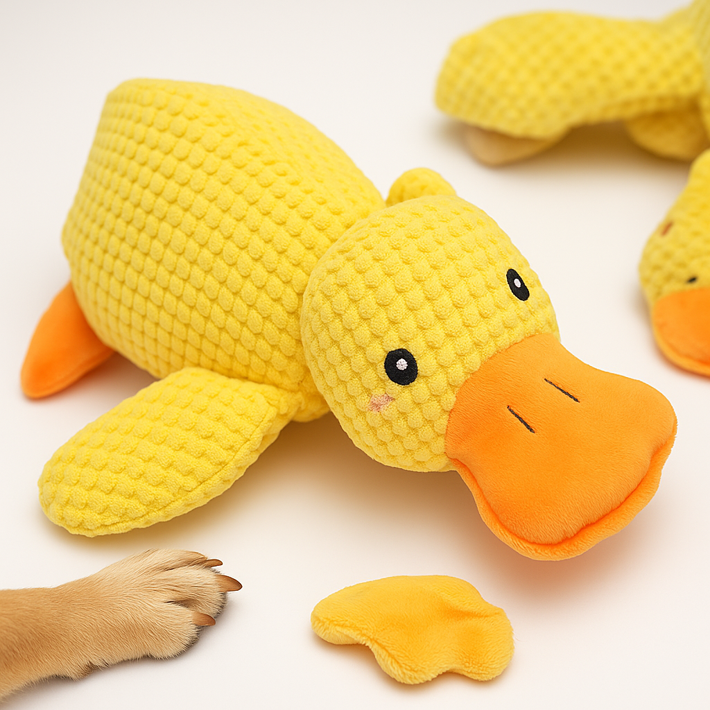 ChewNest | Plush Duck Toy for Dogs – Soft, Squeaky & Durable 1