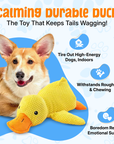 ChewNest | Plush Duck Toy for Dogs – Soft, Squeaky & Durable 2
