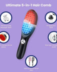 ChicBlend | 5-in-1 Hair Comb for Styling, Massage, and Scalp Care 3