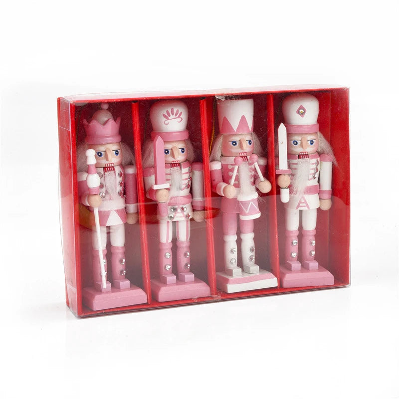 ChicWalnuts | Cartoon Style Nutcrackers in Pink 0