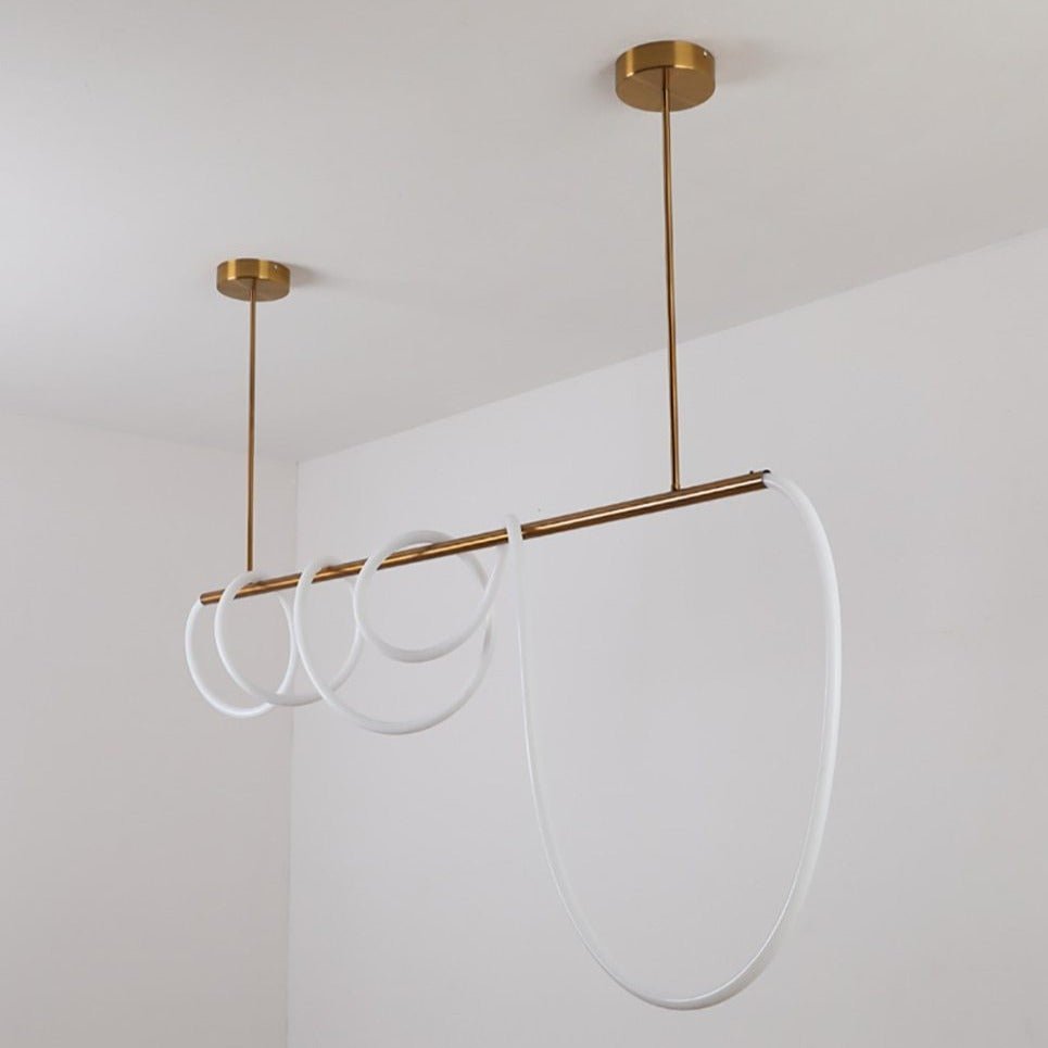 Chic LED Hanging Light – Modern Pendant Lighting in Aluminum and Silicone with Flexible Lengths 6