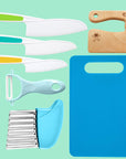 Children's 8-Piece Cooking Set – BPA-Free Kitchen Tools with Child-Safe Knives and Colorful Accessories 2