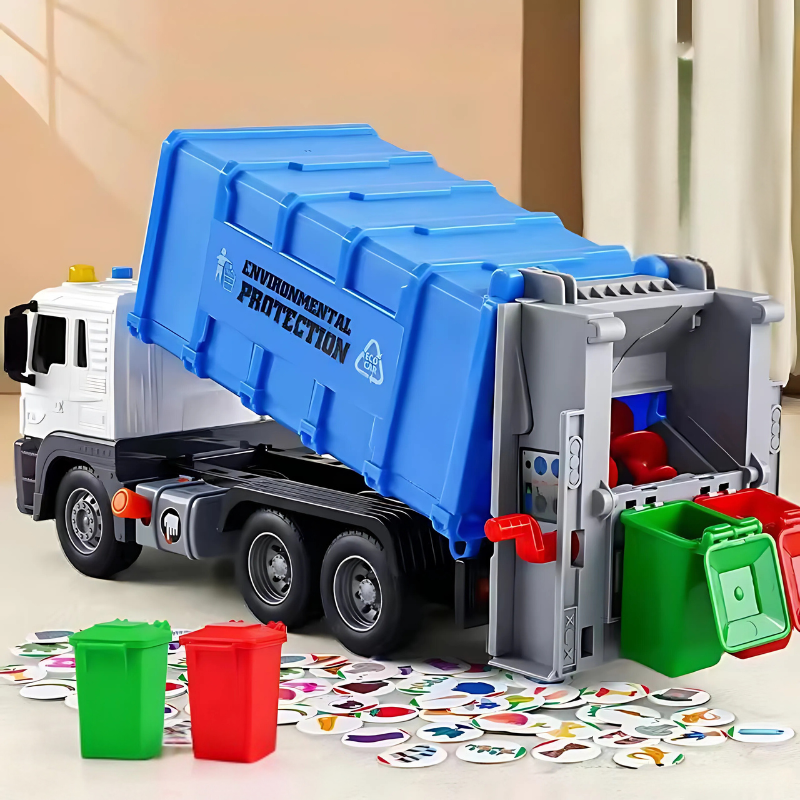 Children’s Educational Toy Garbage Truck Interactive Eco-Friendly for 3-5 Year Olds 2