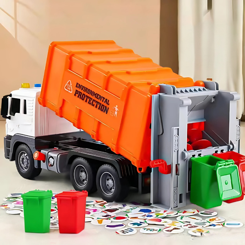 Children’s Educational Toy Garbage Truck Interactive Eco-Friendly for 3-5 Year Olds 3