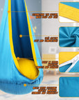 Children's Hanging Chair CocoonNest - Cozy Inflatable for Indoor & Outdoor Fun! 2