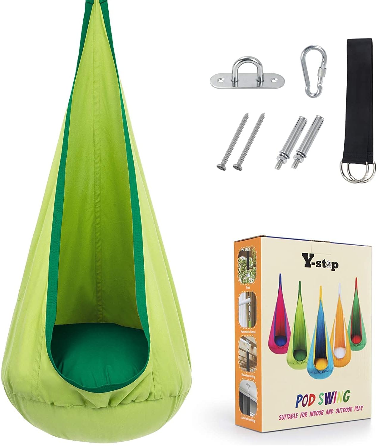 Children's Hanging Chair CocoonNest - Cozy Inflatable for Indoor &amp; Outdoor Fun! 7