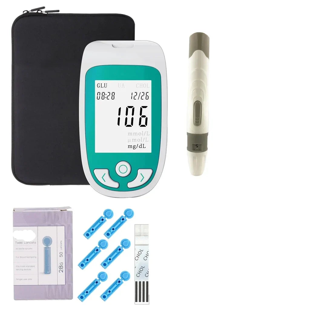 Cholesterol Home Test Kit Portable Blood Monitor 0