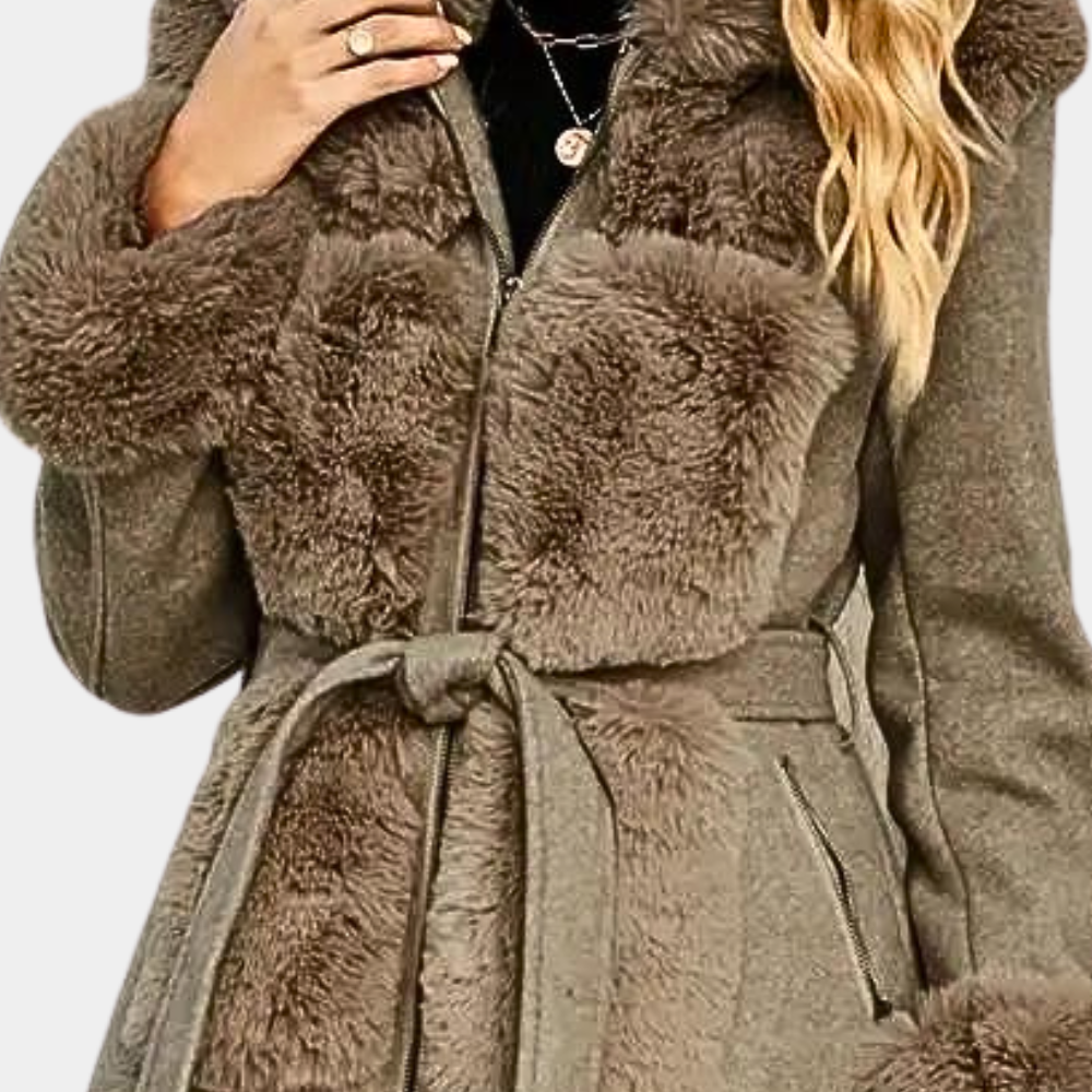 Christine | Women's Luxurious Plush Winter Coat 3