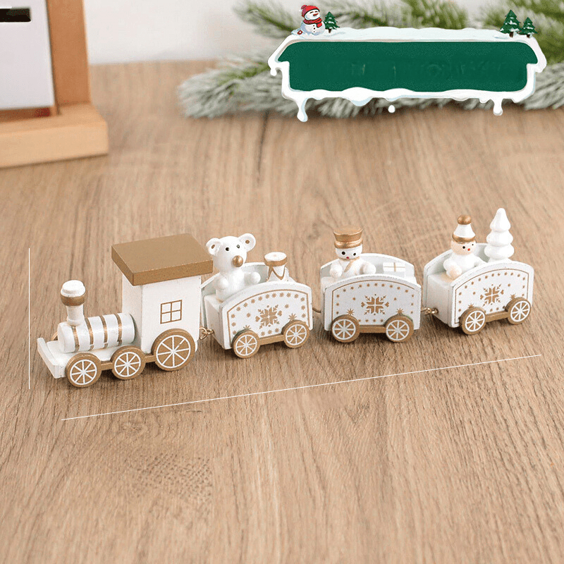 Christmas Train | Cheerful Wooden Decoration 0