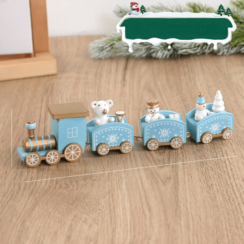 Christmas Train | Cheerful Wooden Decoration 2