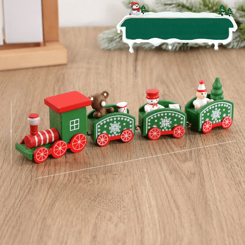 Christmas Train | Cheerful Wooden Decoration 3