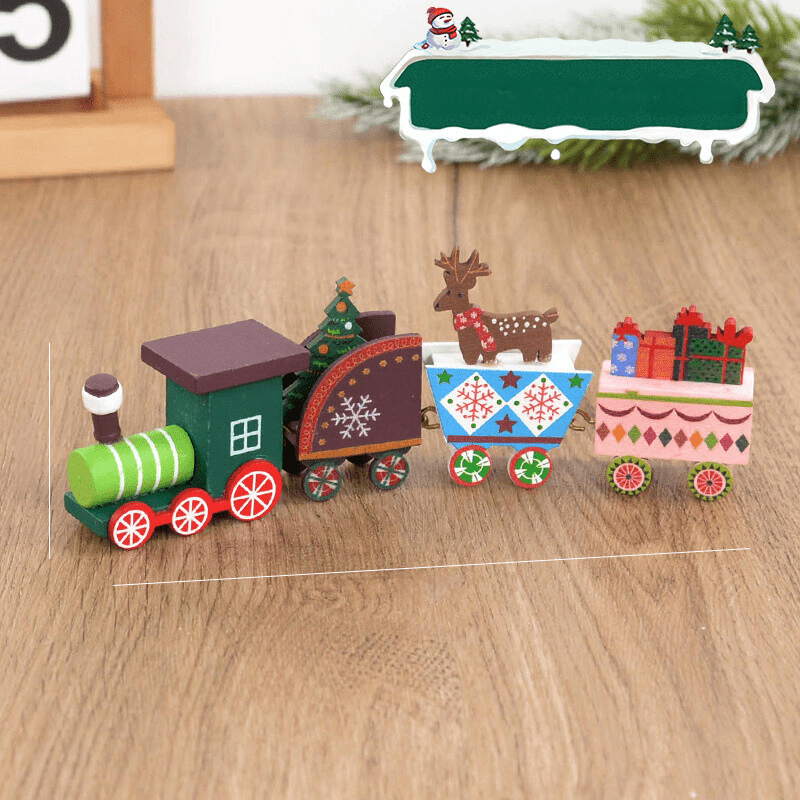 Christmas Train | Cheerful Wooden Decoration 5