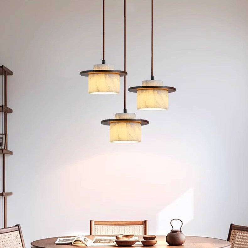ChromaLux | Elegant Alab Marble Pendant Lamp 0