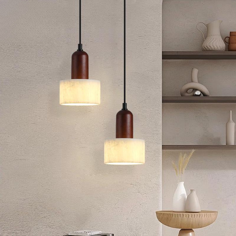 ChromaLux | Elegant Alab Marble Pendant Lamp 3