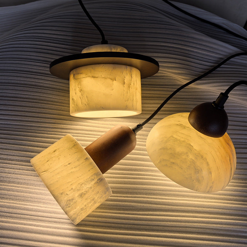 ChromaLux | Elegant Alab Marble Pendant Lamp 5