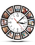 ChronoFrame | Modern Stylish Customizable Wall Clock Decor with Photo Display 0