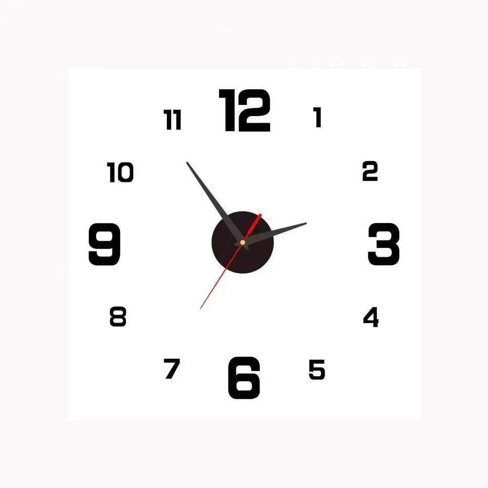 ChronoSilence | Modern Large Minimalist Silent Wall Clock Design 12
