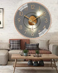 ChronoSilence | Modern Large Minimalist Silent Wall Clock Design 2