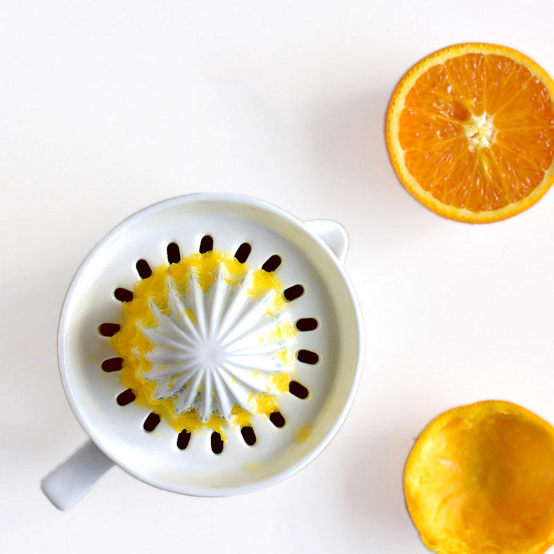 CitrusWave | Elegant Ceramic Hand Juicer for Fresh Lemon and Orange Juice 7