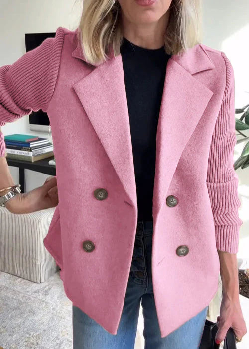 Clara | Chic Double-Breasted Coat for Women – Warm Winter Elegance 0
