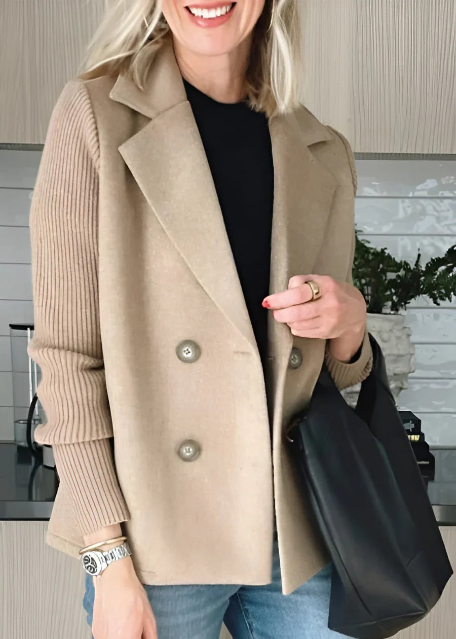 Clara | Chic Double-Breasted Coat for Women – Warm Winter Elegance 1