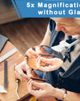 ClarityLens | Ergonomic Adjustable 5X Hands-Free Magnifying Glass 6