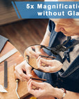ClarityLens | Ergonomic Adjustable 5X Hands-Free Magnifying Glass 7