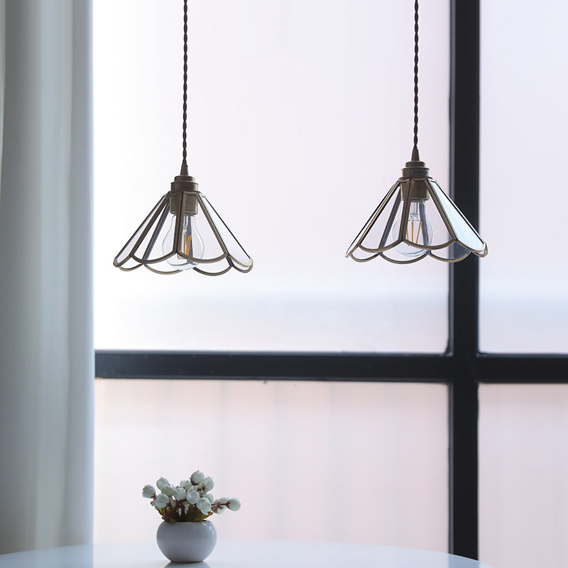 Clarune | Vintage-inspired Glass Pendant Lamp 4