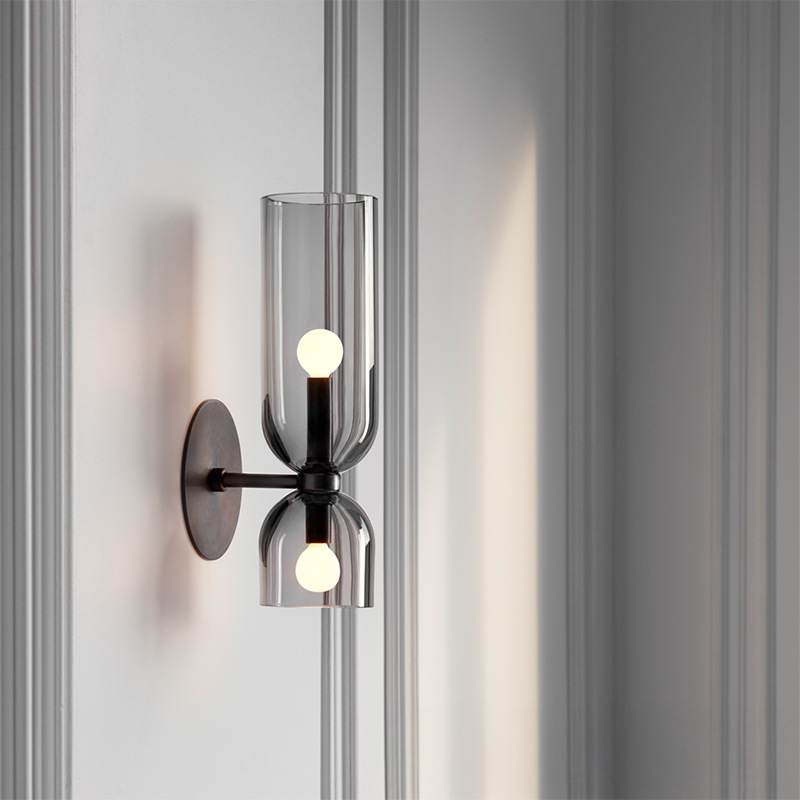 Clarva | Sculptural Glass Wall Lamp for Timeless Home Living 1