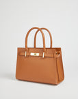 Classic Togo Leather Tote Bag – Stylish and Durable Genuine Leather Purse for Work and Travel 1