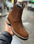 Classic Unisex Cowboy Boots in Sustainable Leather – Comfortable Western Style for Men and Women 1