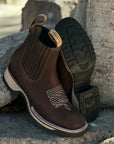 Classic Unisex Cowboy Boots in Sustainable Leather – Comfortable Western Style for Men and Women 3