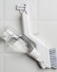 CleanSweep | Efficient Ergonomic Bathroom Tile Scrubber with Soap Dispenser 4