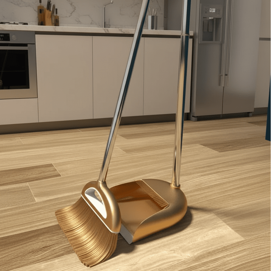 CleanSweep | Efficient Lightweight Broom and Dustpan Cleaning Set 0