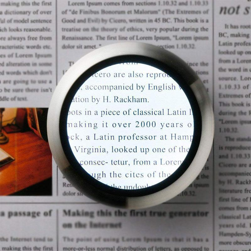 ClearView | LED Reading Magnifying Glass for Books, Crafts & Fine Details 0
