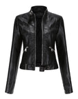 Clementine | Stylish Fitted Leather Jacket for Women - Elevate Your Look 0