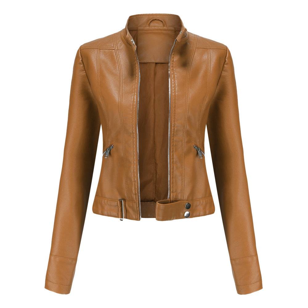 Clementine | Stylish Fitted Leather Jacket for Women - Elevate Your Look 1
