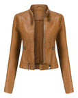 Clementine | Stylish Fitted Leather Jacket for Women - Elevate Your Look 1